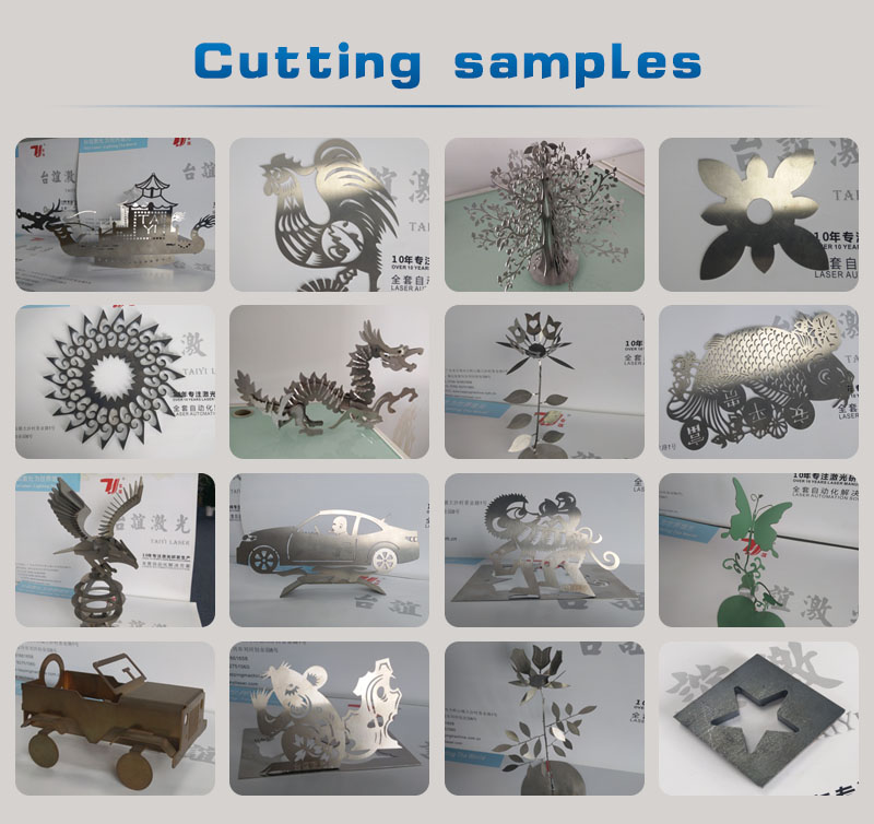 Metal Demir Karbon Kesme İçin 1000w 1500w 2000w 3000w Fiber Lazer Kesim Makinesi