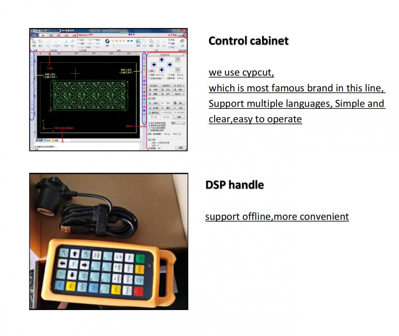 Paslanmaz Çelik Kesim İçin 10kw Fiber Lazer Kesim Makinesi