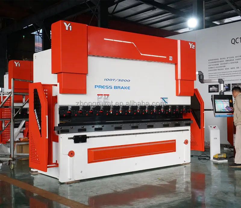 200t 300t Standard Industrial Press Brake Cnc Hydraulic Press Brake Machine 200t 300t Standart Endüstriyel Abkant Pres Cnc Hidrolik Abkant Pres Makinası