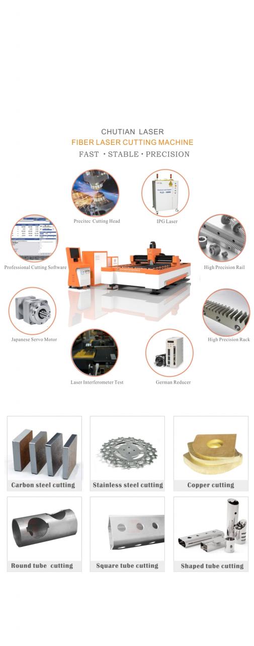 Cnc Laser Manufacture 500W 1000W 2000W Stainless Steel Fiber Laser Cutting Machine CNC Lazer İmalatı 500W 1000W 2000W Paslanmaz Çelik Fiber Lazer Kesim Makinesi