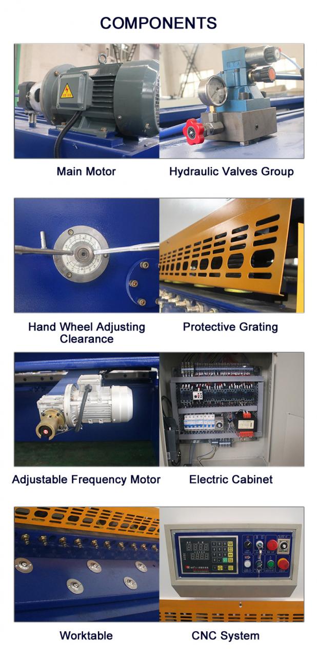Cnc Nc Hydraulic Press Metal Guillotine Shear Machine For Carbon Stainless Steel Sheet Karbon Paslanmaz Çelik Sac için Cnc Nc Hidrolik Pres Metal Giyotin Makas Makinesi
