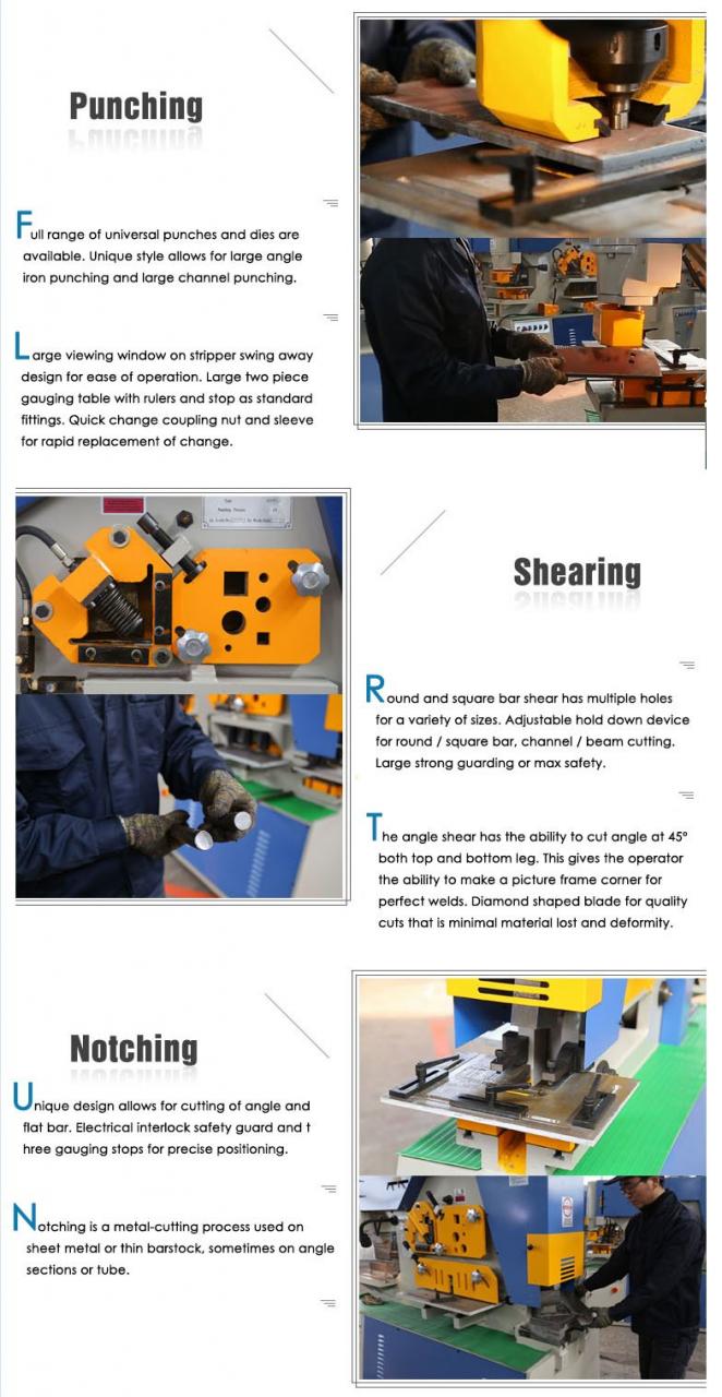 Hidrolik Demirci 25 Tonluk El Aletleri Hidrolik Kombine Delme ve Kesme Makinesi