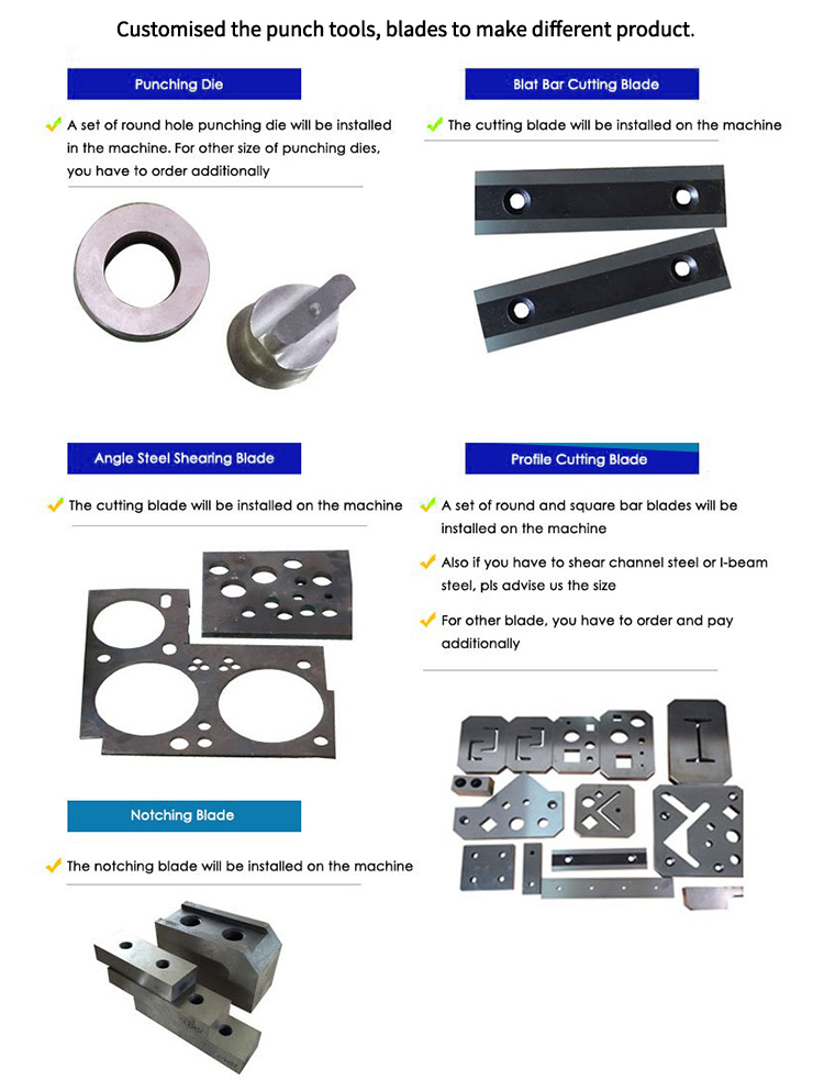 Hydraulic Ironworker 25 Ton Hand Tools Hydraulic Combined Punching And Cutting Machine Hidrolik Demirci 25 Tonluk El Aletleri Hidrolik Kombine Delme ve Kesme Makinesi